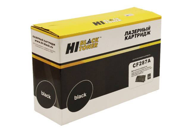 Картридж Hi-Black (HB-CF287A) для HP LJ M501dn/M506dn/M506x/M527dn/M527f/M527c, 9K — для бизнеса и офиса Картридж Hi-Black (HB-CF287A) для HP LJ M501dn/M506dn/M506x/M527dn/M527f/M527c, 9K — для бизнеса и офиса