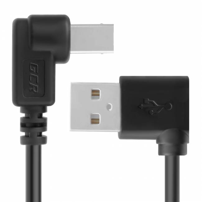 Greenconnect Кабель 1.5m USB 2.0, AM угловой/BM угловой, черный, 28/28 AWG, экран, армированный, морозостойкий, GCR-51172 Greenconnect USB 2.0 AM - USB 2.0 BM 1.5м — для бизнеса и офиса Greenconnect Кабель 1.5m USB 2.0, AM угловой/BM угловой, черный, 28/28 AWG, экран, армированный, морозостойкий, GCR-51172 Greenconnect USB 2.0 AM - USB 2.0 BM 1.5м — для бизнеса и офиса