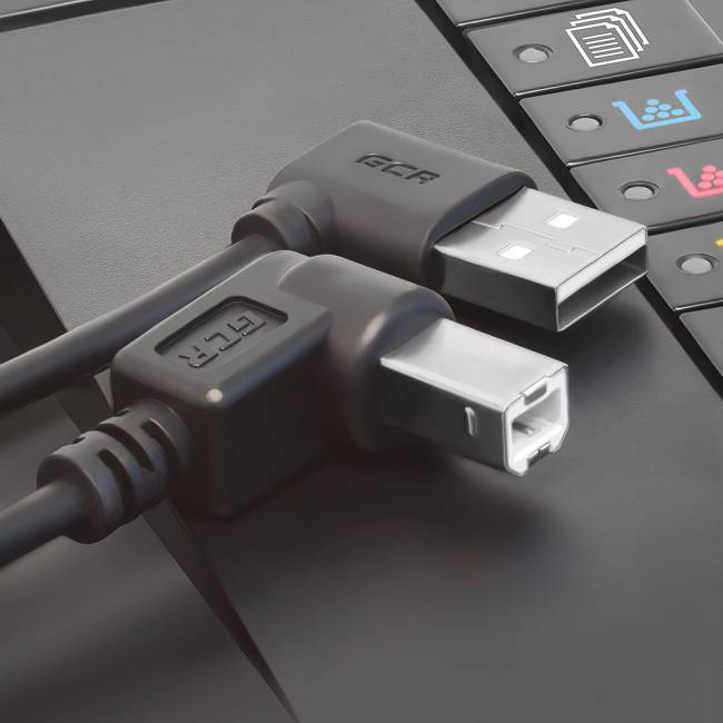 Greenconnect Кабель 1.5m USB 2.0, AM угловой/BM угловой, черный, 28/28 AWG, экран, армированный, морозостойкий, GCR-51172 Greenconnect USB 2.0 AM - USB 2.0 BM 1.5м — для бизнеса и офиса Greenconnect Кабель 1.5m USB 2.0, AM угловой/BM угловой, черный, 28/28 AWG, экран, армированный, морозостойкий, GCR-51172 Greenconnect USB 2.0 AM - USB 2.0 BM 1.5м — для бизнеса и офиса