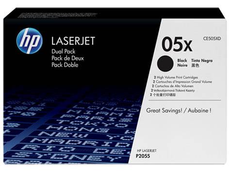 Картридж 05X для HP LJ P2055d/dn, Двойная упаковка 2*6.5k (O) черный CE505XD — для бизнеса и офиса Картридж 05X для HP LJ P2055d/dn, Двойная упаковка 2*6.5k (O) черный CE505XD — для бизнеса и офиса