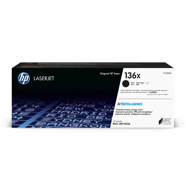 Картридж 136X для HP LJ M211d/dw/M236d/dw, 2,6К (O) W1360X черный — для бизнеса и офиса Картридж 136X для HP LJ M211d/dw/M236d/dw, 2,6К (O) W1360X черный — для бизнеса и офиса