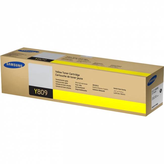 Тонер-картридж Samsung CLT-Y809S Yellow Toner Cartridge (SS743A) — для бизнеса и офиса Тонер-картридж Samsung CLT-Y809S Yellow Toner Cartridge (SS743A) — для бизнеса и офиса
