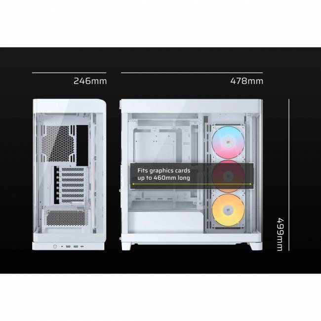Корпус без блока питания Corsair CC-9011315-WW — для бизнеса и офиса Корпус без блока питания Corsair CC-9011315-WW — для бизнеса и офиса