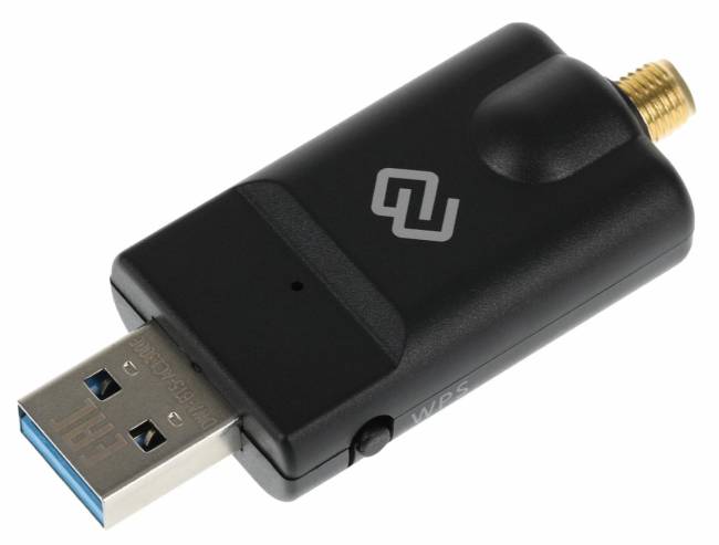 Сетевой адаптер Wi-Fi + Bluetooth Digma DWA-BT5-AC1300E — для бизнеса и офиса Сетевой адаптер Wi-Fi + Bluetooth Digma DWA-BT5-AC1300E — для бизнеса и офиса
