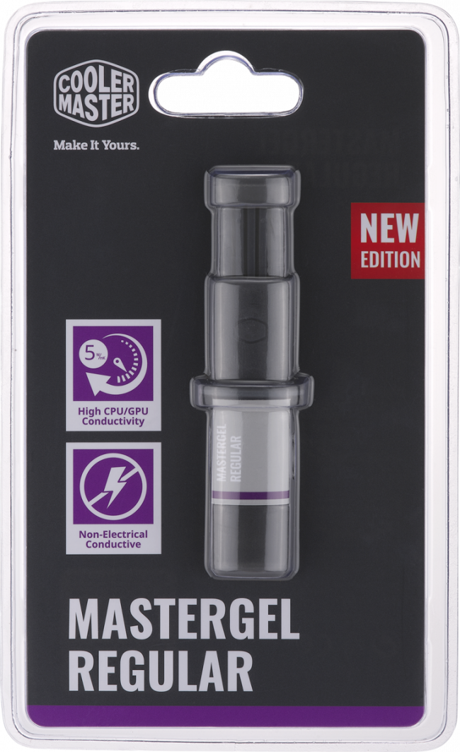 Термопаста Cooler Master New MasterGel Regular — для бизнеса и офиса Термопаста Cooler Master New MasterGel Regular — для бизнеса и офиса
