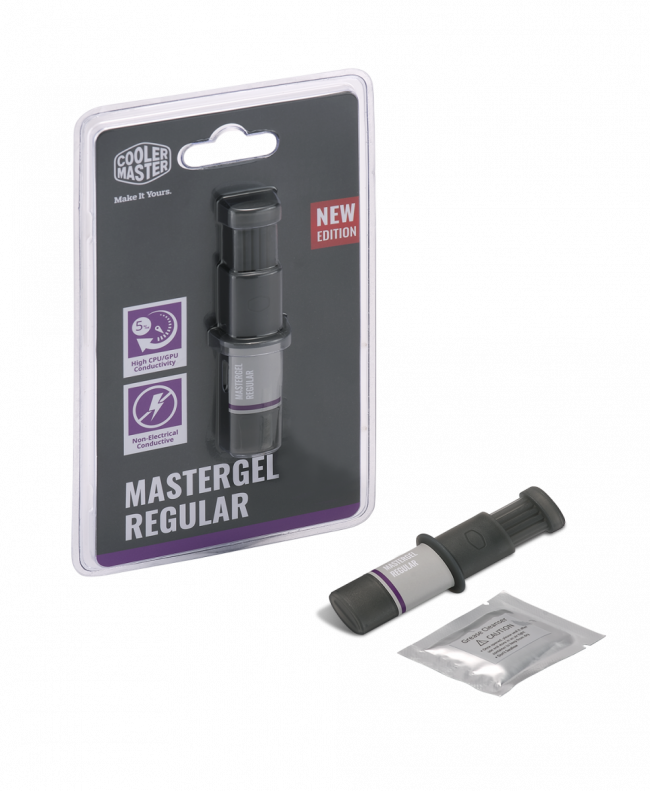 Термопаста Cooler Master New MasterGel Regular — для бизнеса и офиса Термопаста Cooler Master New MasterGel Regular — для бизнеса и офиса