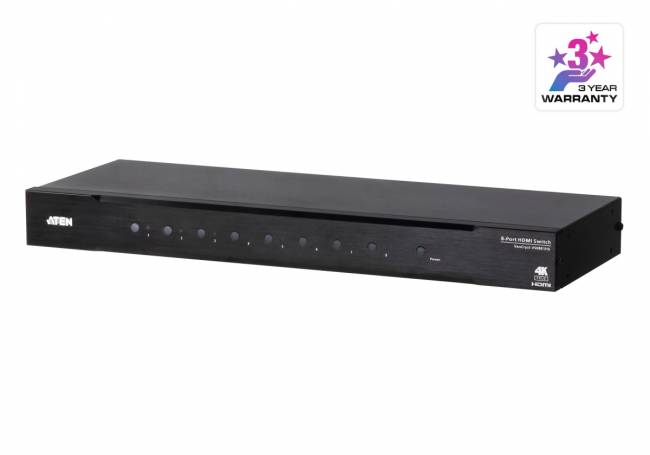 Переключатель, электрон.,4K HDMI, 8> 1 монитор, без шнуров, (до 1920x1200 60Hz;HDTV 480p/720p/1080i/1080p;Ульт ДУ;порт RS232;20 метр.(24AWG)/15 метр.(28AWG);Б.П.220> 5.3V) ATEN VS0801HB — для бизнеса и офиса Переключатель, электрон.,4K HDMI, 8> 1 монитор, без шнуров, (до 1920x1200 60Hz;HDTV 480p/720p/1080i/1080p;Ульт ДУ;порт RS232;20 метр.(24AWG)/15 метр.(28AWG);Б.П.220> 5.3V) ATEN VS0801HB — для бизнеса и офиса