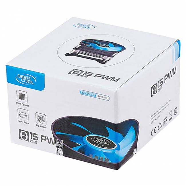 Кулер для процессора Deepcool DP-ICAS-T15P — для бизнеса и офиса Кулер для процессора Deepcool DP-ICAS-T15P — для бизнеса и офиса