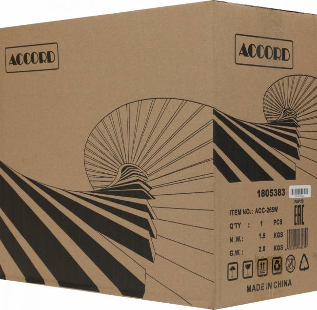 Корпус Accord ACC-265W — для бизнеса и офиса Корпус Accord ACC-265W — для бизнеса и офиса