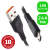 Кабель GoPower GP01M USB (m)-microUSB (m) 1.0м 2.4A ПВХ черный (1/800) Кабель GoPower GP01M (00-00018564) — для бизнеса и офиса