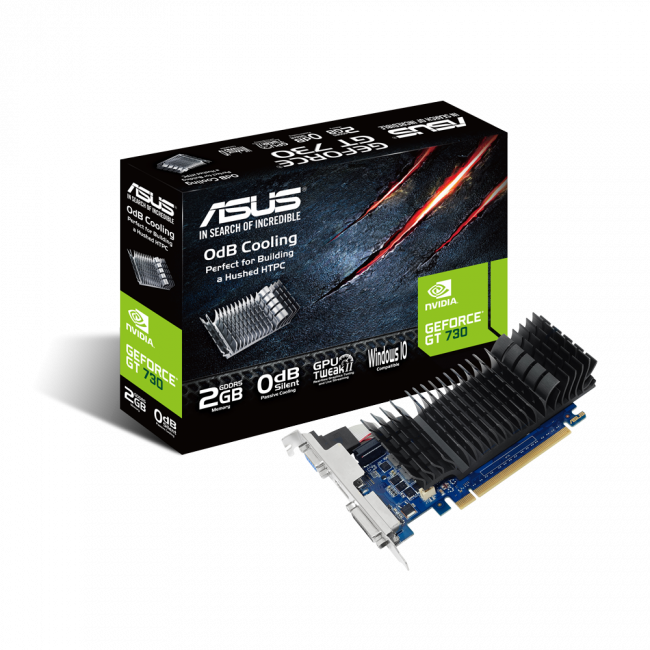 Видеокарта ASUS GT730-SL-2GD5-BRK — для бизнеса и офиса Видеокарта ASUS GT730-SL-2GD5-BRK — для бизнеса и офиса