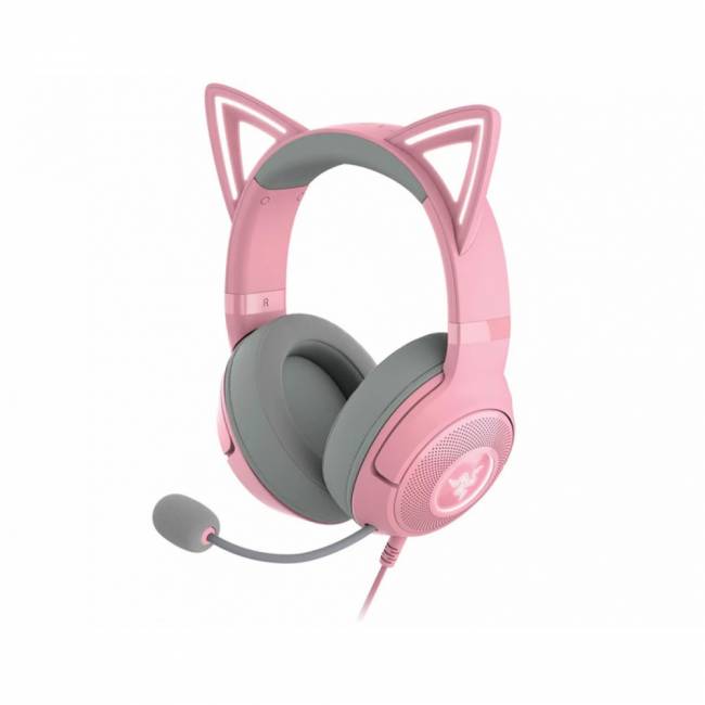 Гарнитура Razer Razer Kraken Kitty V2 - Quartz Ed. Headset Razer Kraken Kitty V2 Quartz Ed — для бизнеса и офиса Гарнитура Razer Razer Kraken Kitty V2 - Quartz Ed. Headset Razer Kraken Kitty V2 Quartz Ed — для бизнеса и офиса