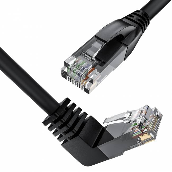 GCR Патч-корд прямой 1.0m UTP кат.5e, черный, верхний угол, литой, ethernet high speed, RJ45, T568B, GCR-53199 Greenconnect RJ45(m) - RJ45(m) Cat. 5e 1м чёрный — для бизнеса и офиса GCR Патч-корд прямой 1.0m UTP кат.5e, черный, верхний угол, литой, ethernet high speed, RJ45, T568B, GCR-53199 Greenconnect RJ45(m) - RJ45(m) Cat. 5e 1м чёрный — для бизнеса и офиса