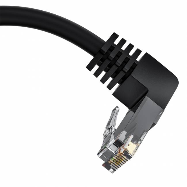 GCR Патч-корд прямой 1.0m UTP кат.5e, черный, верхний угол, литой, ethernet high speed, RJ45, T568B, GCR-53199 Greenconnect RJ45(m) - RJ45(m) Cat. 5e 1м чёрный — для бизнеса и офиса GCR Патч-корд прямой 1.0m UTP кат.5e, черный, верхний угол, литой, ethernet high speed, RJ45, T568B, GCR-53199 Greenconnect RJ45(m) - RJ45(m) Cat. 5e 1м чёрный — для бизнеса и офиса