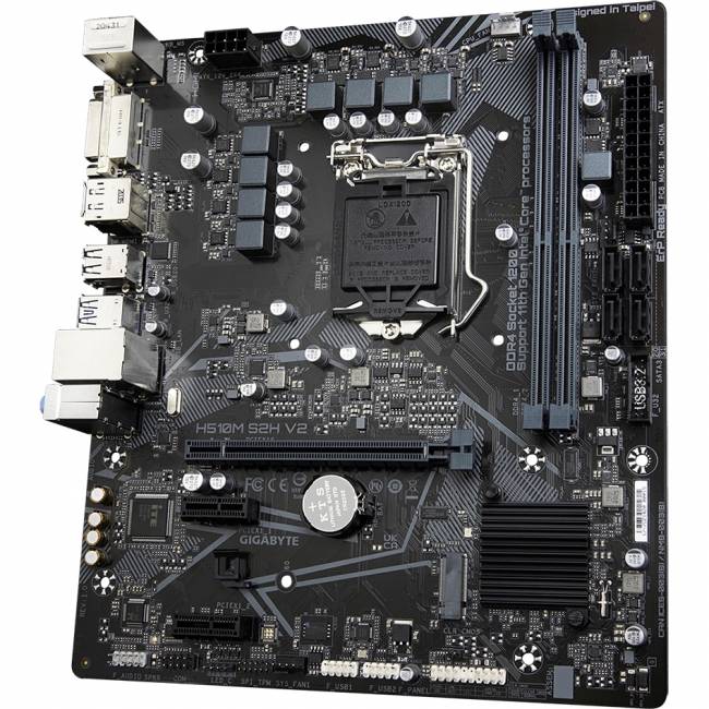 Материнская плата Gigabyte H510M S2H V2 — для бизнеса и офиса