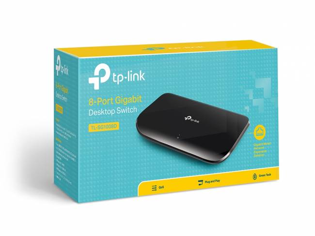 Коммутатор TP-Link TL-SG1008D — для бизнеса и офиса Коммутатор TP-Link TL-SG1008D — для бизнеса и офиса