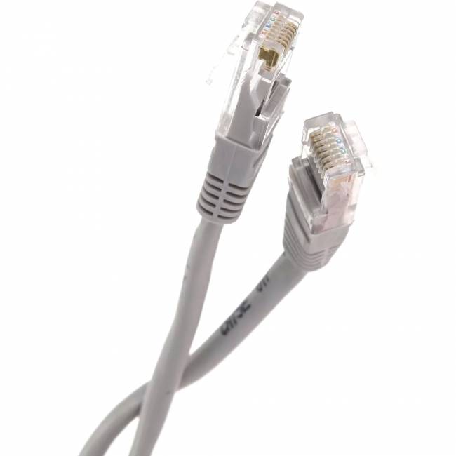 Патчкорд литой "Telecom" UTP кат.5е 1,0м серый VCOM NA102--1M — для бизнеса и офиса Патчкорд литой "Telecom" UTP кат.5е 1,0м серый VCOM NA102--1M — для бизнеса и офиса