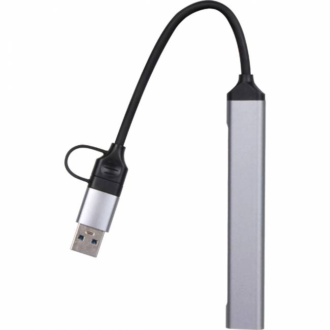 Адаптер TypeC+adapter-->USB3.0+2USB2,0+SD+TF, VCOM <DH297> Адаптер VCOM USB 2.0 Type-C+USB 2.0 Type-AM/USB 3.0+2 x USB 2.0 Type-AF+TF+SD (DH297) — для бизнеса и офиса
