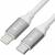 GCR Кабель 0.5m TypeC/Lightning MFI POWER DELIVERY 18 W, быстрая зарядка, белый силикон, AL корпус серебро, белый ПВХ, GCR-52359 Greenconnect USB 2.0 Type-C (m) - Lightning (m) 0.5м — для бизнеса и офиса GCR Кабель 0.5m TypeC/Lightning MFI POWER DELIVERY 18 W, быстрая зарядка, белый силикон, AL корпус серебро, белый ПВХ, GCR-52359 Greenconnect USB 2.0 Type-C (m) - Lightning (m) 0.5м — для бизнеса и офиса