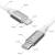 GCR Кабель 0.5m TypeC/Lightning MFI POWER DELIVERY 18 W, быстрая зарядка, белый силикон, AL корпус серебро, белый ПВХ, GCR-52359 Greenconnect USB 2.0 Type-C (m) - Lightning (m) 0.5м — для бизнеса и офиса GCR Кабель 0.5m TypeC/Lightning MFI POWER DELIVERY 18 W, быстрая зарядка, белый силикон, AL корпус серебро, белый ПВХ, GCR-52359 Greenconnect USB 2.0 Type-C (m) - Lightning (m) 0.5м — для бизнеса и офиса