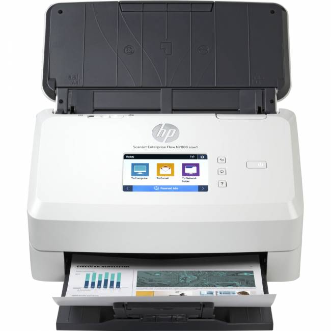 Сканер HP ScanJet Enterprise Flow N7000 snw1 (6FW10A) — для бизнеса и офиса Сканер HP ScanJet Enterprise Flow N7000 snw1 (6FW10A) — для бизнеса и офиса