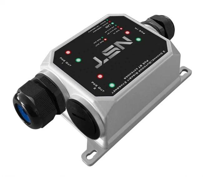 Уличный PoE удлинитель NST NS-EXSW-3GP/W — для бизнеса и офиса