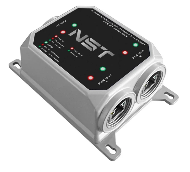 Уличный PoE удлинитель NST NS-EXSW-3GP/W — для бизнеса и офиса