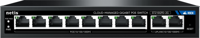 Коммутатор Netis ST210GPD-2G — для бизнеса и офиса