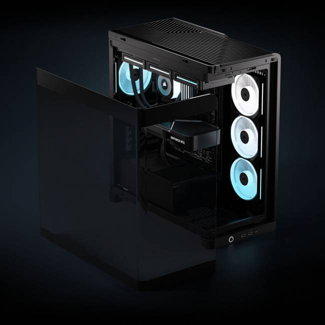 Корпус без блока питания Corsair CC-9011316-WW — для бизнеса и офиса Корпус без блока питания Corsair CC-9011316-WW — для бизнеса и офиса