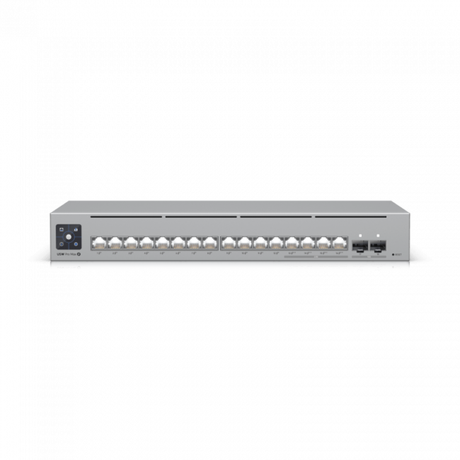 Коммутатор Ubiquiti USW-Pro-Max-16-PoE — для бизнеса и офиса Коммутатор Ubiquiti USW-Pro-Max-16-PoE — для бизнеса и офиса