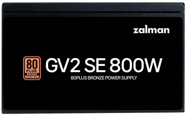 Блок питания Zalman ZM800-GV2SE — для бизнеса и офиса Блок питания Zalman ZM800-GV2SE — для бизнеса и офиса