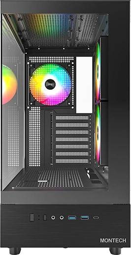 Корпус Montech XR BL — для бизнеса и офиса Корпус Montech XR BL — для бизнеса и офиса