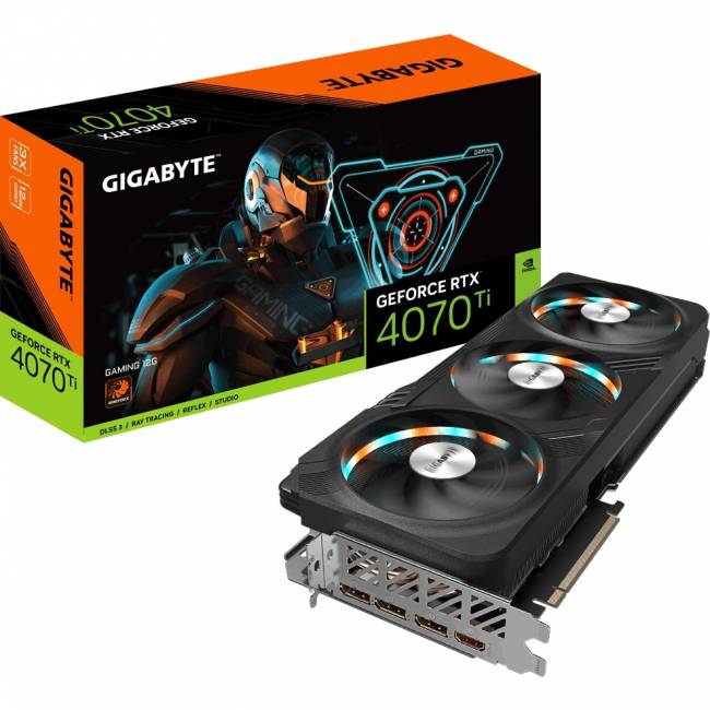 Видеокарта GeForce RTX 4070 Ti GAMING (GV-N407TGAMING-12GD) — для бизнеса и офиса Видеокарта GeForce RTX 4070 Ti GAMING (GV-N407TGAMING-12GD) — для бизнеса и офиса