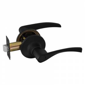 Защелка межкомнатная ISPARUS ЗВ2 черный 05 - без запирания