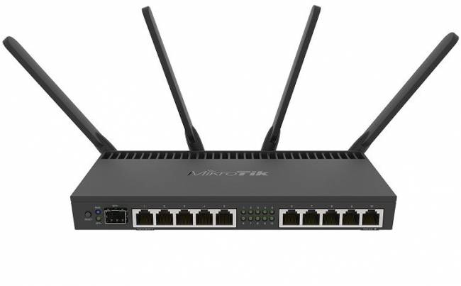 Точка доступа Mikrotik RB4011iGS+5HacQ2HnD- — для бизнеса и офиса Точка доступа Mikrotik RB4011iGS+5HacQ2HnD- — для бизнеса и офиса