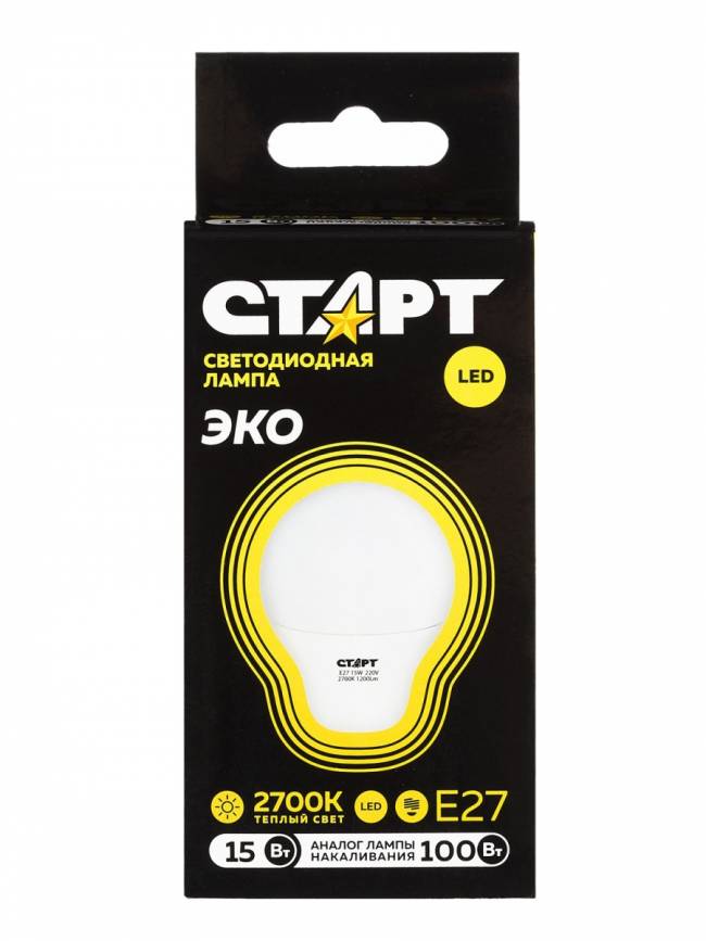 Лампа светодиодная СТАРТ груша E27 15W 3000К Лампа светодиодная СТАРТ груша E27 15W 3000К — для бизнеса и офиса Лампа светодиодная СТАРТ груша E27 15W 3000К Лампа светодиодная СТАРТ груша E27 15W 3000К — для бизнеса и офиса