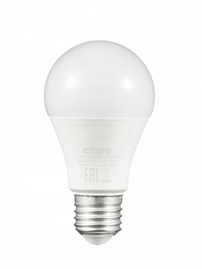 Лампа светодиодная СТАРТ груша E27 15W 3000К Лампа светодиодная СТАРТ груша E27 15W 3000К — для бизнеса и офиса Лампа светодиодная СТАРТ груша E27 15W 3000К Лампа светодиодная СТАРТ груша E27 15W 3000К — для бизнеса и офиса