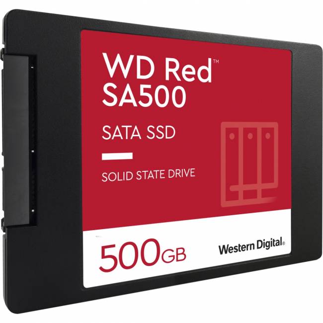 Твердотельные накопители WD Red SA500 500GB (WDS500G1R0A) — для бизнеса и офиса Твердотельные накопители WD Red SA500 500GB (WDS500G1R0A) — для бизнеса и офиса
