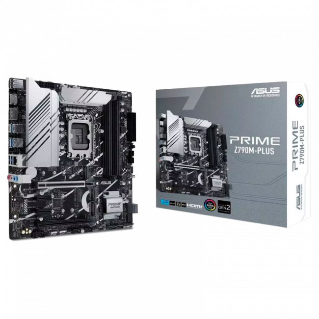 Материнская плата ASUS PRIME Z790M-PLUS — для бизнеса и офиса Материнская плата ASUS PRIME Z790M-PLUS — для бизнеса и офиса