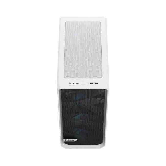 Корпус ПК без блока питания Корпус Design Meshify 2 Compact RGB TG Light Tint (FD-C-MES2C-08) — для бизнеса и офиса Корпус ПК без блока питания Корпус Design Meshify 2 Compact RGB TG Light Tint (FD-C-MES2C-08) — для бизнеса и офиса