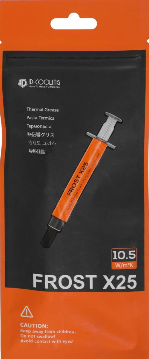 Термопаста ID-COOLING FROST X25 2G — для бизнеса и офиса Термопаста ID-COOLING FROST X25 2G — для бизнеса и офиса