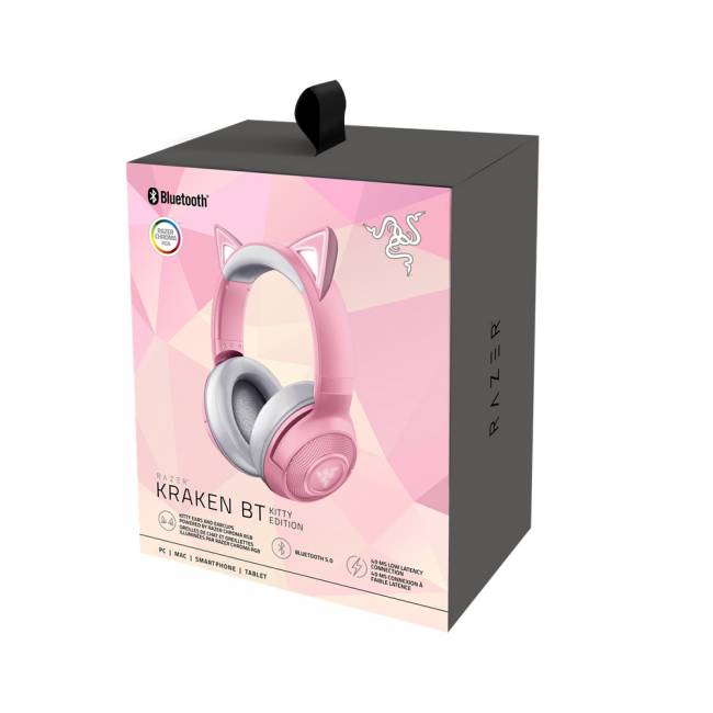 Гарнитура Razer Razer Kraken Kitty BT V2 - Quartz Ed. Headset Razer Kraken Kitty BT V2 Quartz Ed — для бизнеса и офиса Гарнитура Razer Razer Kraken Kitty BT V2 - Quartz Ed. Headset Razer Kraken Kitty BT V2 Quartz Ed — для бизнеса и офиса