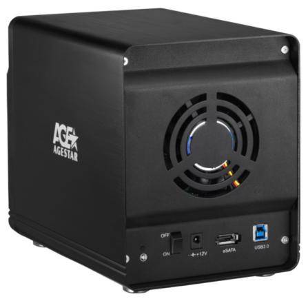 Внешний корпус для HDD AgeStar 3C4B3A1 (BLACK) — для бизнеса и офиса Внешний корпус для HDD AgeStar 3C4B3A1 (BLACK) — для бизнеса и офиса