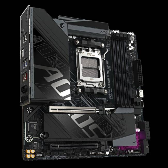 Материнская плата Gigabyte B850M AORUS ELITE WIFI6E — для бизнеса и офиса Материнская плата Gigabyte B850M AORUS ELITE WIFI6E — для бизнеса и офиса