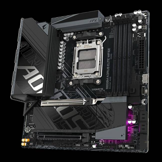 Материнская плата Gigabyte B850M AORUS ELITE WIFI6E — для бизнеса и офиса Материнская плата Gigabyte B850M AORUS ELITE WIFI6E — для бизнеса и офиса