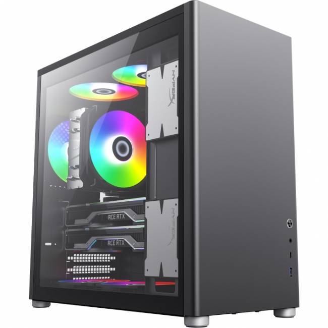 Компьютерный корпус, без блока питания ATX GameMax Spark Pro Black — для бизнеса и офиса Компьютерный корпус, без блока питания ATX GameMax Spark Pro Black — для бизнеса и офиса