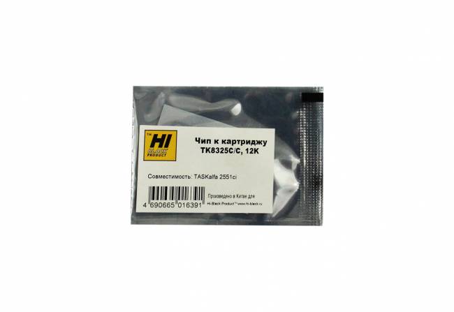 Чип Hi-Black к картриджу Kyocera TASKalfa 2551ci (TK-8325), C, 12K — для бизнеса и офиса Чип Hi-Black к картриджу Kyocera TASKalfa 2551ci (TK-8325), C, 12K — для бизнеса и офиса