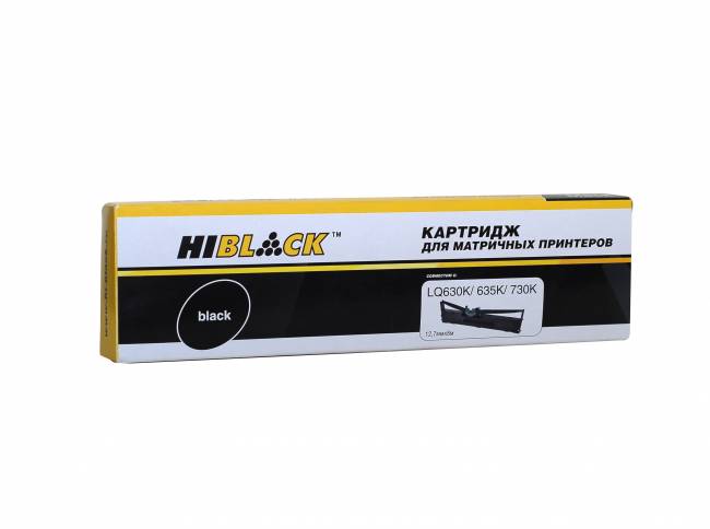 Картридж Hi-Black для Epson LQ-630, Bk, 8м — для бизнеса и офиса Картридж Hi-Black для Epson LQ-630, Bk, 8м — для бизнеса и офиса