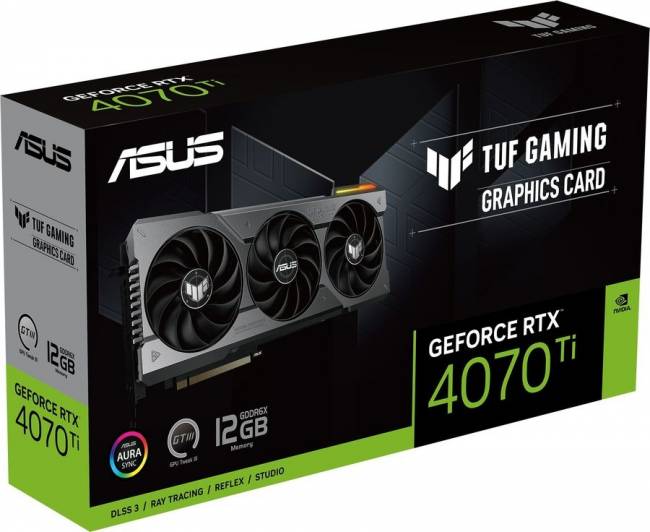 Видеокарта ASUS TUF-RTX4070TI-12G-GAMING — для бизнеса и офиса Видеокарта ASUS TUF-RTX4070TI-12G-GAMING — для бизнеса и офиса