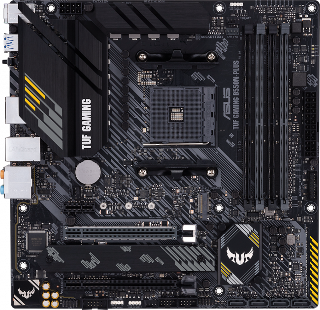 Материнская плата ASUS TUF GAMING B550M-PLUS — для бизнеса и офиса Материнская плата ASUS TUF GAMING B550M-PLUS — для бизнеса и офиса